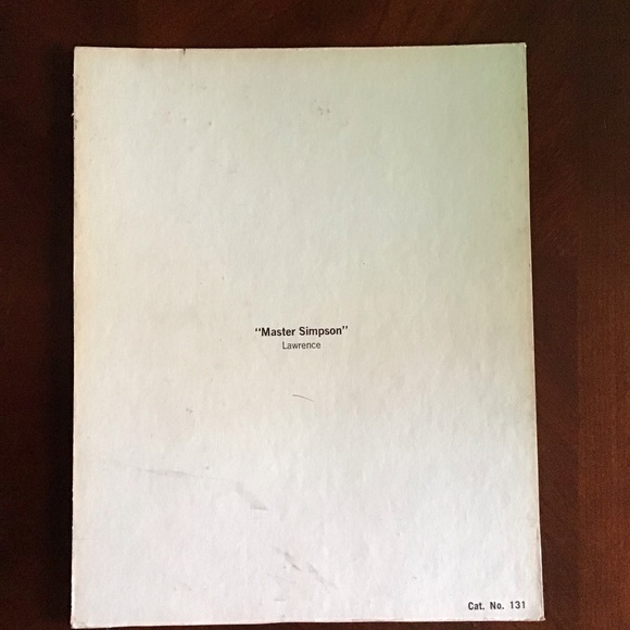 Vintage “Master Simpson” and “Chums” Prints on Cardboard Wall Art (10”x8”) - Picture 4 of 5